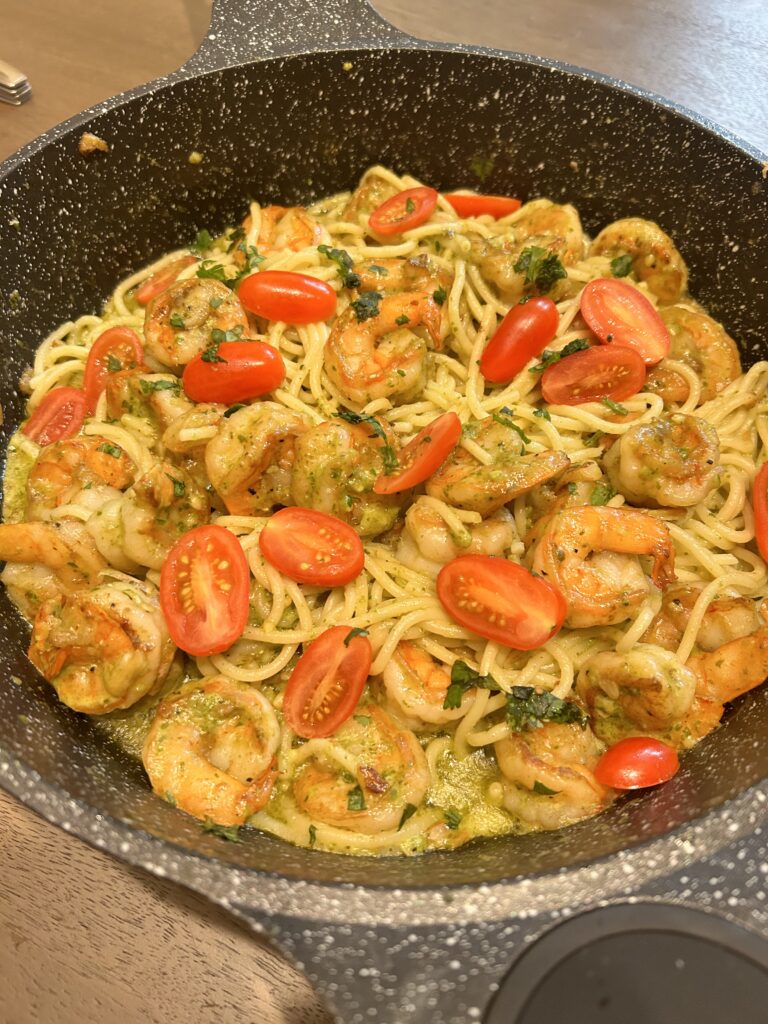 Shrimp Tomato Pasta