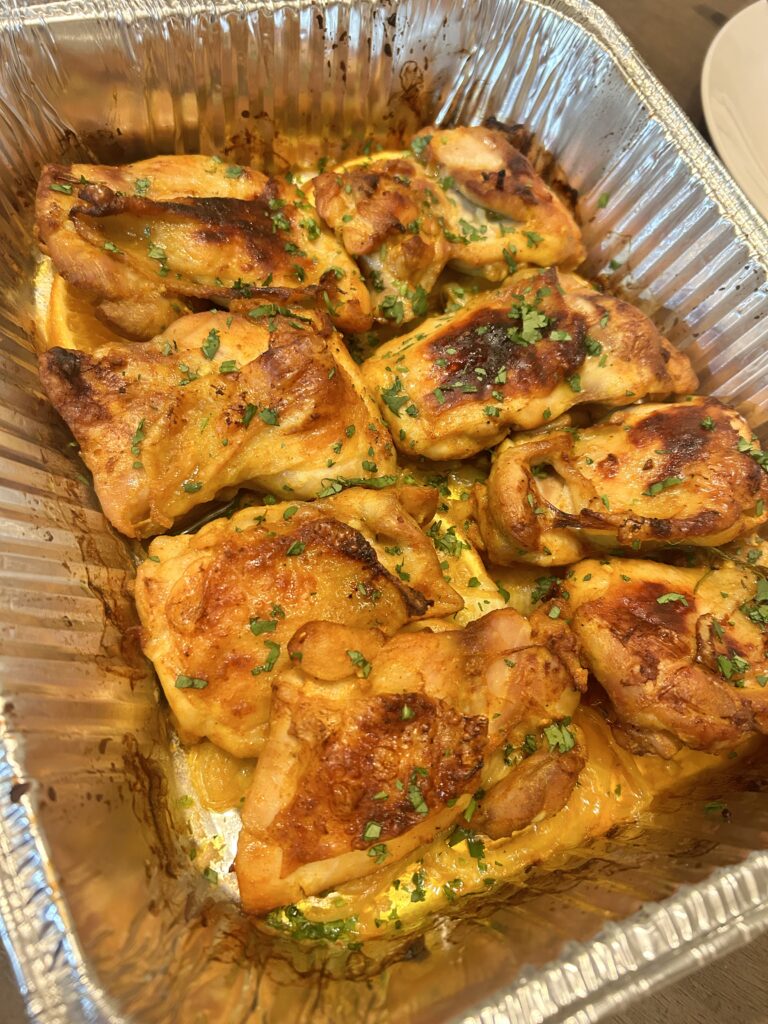 Orange Chicken Thighs